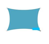 Voile d'ombrage Triangulaire Voile d'ombrage Triangulaire, Pare-Soleil de Jardin imperméable, résistant aux, auvent Cour, Piscine Camping dans l'arrière-Cour(Lake blue7x7x7m)