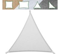 Voile d'ombrage `Tristar' | blanc | 3x3x3 m