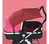 Voile d'ombrage Universel Poussette Pare-Soleil pour Poussette Anti UV UPF50+ Couverture de Soleil Landau Imperméable Coupe-vent Canopy Auvent de Protection Solaire pour Cosy Bébé Nacelle Couffin