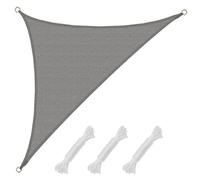 AMANKA Voile d'ombrage UV - 3x3x4,25 HDPE Triangle Rectangle Protection Solaire Toile de Jardin