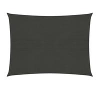 Voile d'Ombrage - vidaXL - 2,5 x 2 m - Anti UV - Résistant à la moisissure - Noir