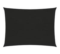 Vidaxl Voile D'ombrage 160 G/M² Noir 3x4 M Pehd Noir