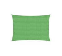 vidaXL Voile d'ombrage anti-UV 160 g/m² PEHD Vert clair 3x5 m