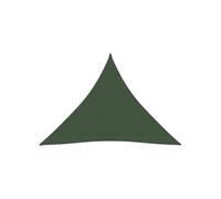 Voile d'ombrage - vidaXL - 4,5x4,5x4,5 m - PEHD 160 g/m² - Vert foncé - Triangulaire