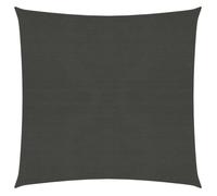 Voile d'ombrage - VIDAXL - 4x4 m - Carré - 160 g/m² - Anthracite - Perméable au vent et à l'eau