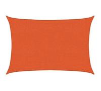 vidaXL Toile d'ombrage 160 g/m² 2 x 2,5 m HDPE Orange 311666