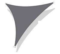 Voile d'ombrage Voile d'ombrage Triangulaire imperméable, 4 Tailles, 9 Couleurs, Gris et Noir, Bloque 98% des UV, for Jardin, arrière-Cour(Light Grey 24pc,300x300x300cm)