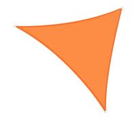 Voile d'ombrage Voile d'ombrage Triangulaire imperméable et Anti-UV, 2/3/3,6/5 m, for terrasse, Jardin, arrière-Cour, abri Solaire, Tente de Voiture(Orange,200x200x200CM)