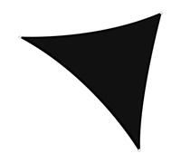 Voile d'ombrage Voile d'ombrage Triangulaire imperméable et Anti-UV, 2/3/3,6/5 m, for terrasse, Jardin, arrière-Cour, abri Solaire, Tente de Voiture(Black,200x200x200CM)