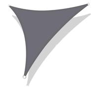 Voile d'ombrage Voile d'ombrage Triangulaire imperméable et Anti-UV for terrasse, Jardin, arrière-Cour, Protection UV(Gray,500x500x500CM)