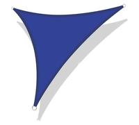 Voile d'ombrage Voile d'ombrage Triangulaire imperméable et Anti-UV for terrasse, Jardin, arrière-Cour, Protection UV(Blue,500x500x500CM)