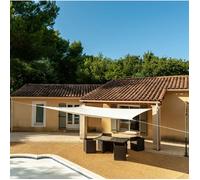 Voile d'ombrage WERKA PRO Cream 5m x 5m m UV