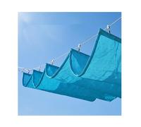Voile d'Ombre Rétractable Forme U Anti-UV，Protection Patio Respirante, Toile HDPE Indéchirable, Kit de Montage Inclus, Parfaite pour Jardins & Terrasses(W1.5*L8m/W4.92*L26.25ft)
