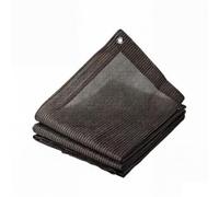 Voile d'Ombre Solaire Anti-Soleil, Store en Toile d'Ombre pour Arrière-Cour | Brun, Rectangulaire, Résistant à la Déchirure, Disposition Flexible, Tissage Serré,Perméable au Vent(1x1.5m)