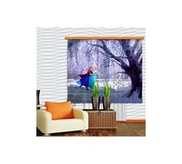 Voile Elsa & Anna La Reine des Neiges Disney Largeur 2x90 cm x Hauteur 160 cm