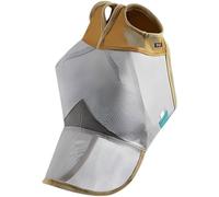 Voile équin pour l'équitation avec protection des oreilles et du nez, masque anti-mouches en maille de polyester PVC gris, 27,9 x 18 x 7,1 cm pour une utilisation équestre en plein air