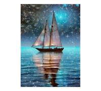 Voile Étoile Eau Puzzle, 1000 Pcs pour Adultes Haute Qualité | 70x50cm Amateurs De Puzzles, Cadeau D'anniversaire, Carton, Amélioration De La Concentration, Finition De Surface Lisse