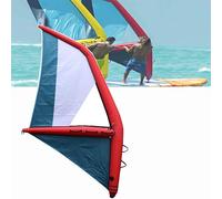 Voile Gonflable Portable, Voile de Planche à Voile Gonflable for Adulte. Tissu Oxford + Aile Gonflable en PVC, Base rotative à 360° et fenêtre de visualisation for Le Surf et Les Jeux Aquatiques.