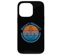 Voile Hawaï - Couchers de Soleil Vintage et Ancre pour Voile Coque pour iPhone 13 Pro
