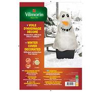 VOILE HIVERNAGE 110X90 CM DECORE BONHOMME DE NEIGE VILMORIN