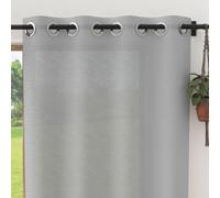 Soleil d'ocre Voile à Oeillets 280X250 cm Linen Gris