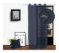 Voilages Soleil D'Ocre SPIRIT Bleu 135x250 cm