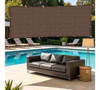 Voile Ombrage 1.4 x 1.4 m Vent et Perméable à l'eau Toile d'ombrage Jardin Exterieur avec Œillets Plusieurs Tailles pour Jardin, Terrasse, Balcon, Camping, Pergola, Brun