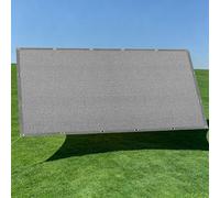 Voile Ombrage 1.4 x 3.1 m Vent et Perméable à l'eau Voile d'ombrage Protection Solaire Toile Rectangulaire Résistant pour Potager, Serre, Balcon, Terrasse, Pergola, Patio, Gris Clair