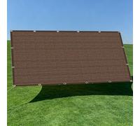 Voile Ombrage 1.7 x 3.3 m Vent et Perméable à l'eau Voile d'ombrage Protection Solaire Toile Rectangulaire Résistant pour Potager, Serre, Balcon, Terrasse, Pergola, Patio, Brun