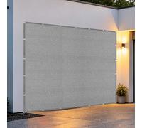 Voile Ombrage 2.9 x 4 m Protection Solaire Filet d'ombrage Perméable à l'eau Résistant pour Couverture Végétale Serre Jardin Pergola Patio Lawn Pet House, Gris Clair