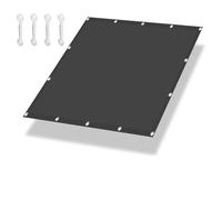 Voile Ombrage 290x370cm Ombrage, UV Protection 98%, Résistant, Ventpour Toile Parasol Pare Soleil Plusieurs Tailles et Coloris pour Jardin, Terrasse, Balcon, Extérieur, Gris Foncé