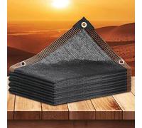 Voile Ombrage 2x2 Voile d'ombrage Serre Toile d'ombrage Imperméable 4x5 L'air Peut circuler vers et vers Le Bas - sans perçage,black-3x7m