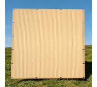 Voile Ombrage 3 x 4 m Vent et Perméable à l'eau Voile d'ombrage de Jardin Résistant pour Serre, Terrasse, Plantes, Poulailler, Coupe, Couleur Crème