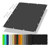 Voile Ombrage 310x320cm Imperméable, Ombrage, UV Protection 98%, Solaire Voiles Rectangulaire Bâche Plusieurs Tailles et Coloris pour Jardin, Terrasse, Balcon, Extérieur, Gris Foncé