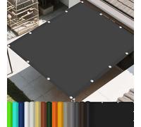 Voile Ombrage 310x320cm Imperméable, Ombrage, UV Protection 98%, Solaire Voiles Rectangulaire Bâche Plusieurs Tailles et Coloris pour Jardin, Terrasse, Balcon, Extérieur, Gris Foncé