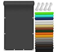 Voile Ombrage 310x320cm Ombrage, UV Protection 98%, Résistant, Ventpour à l'eau Toile d'ombrage Plusieurs Tailles et Coloris pour Jardin, Terrasse, Balcon, Extérieur, Gris Foncé