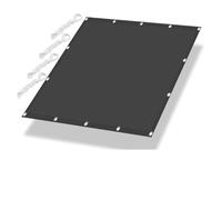 Voile Ombrage 310x380cm Ombrage, UV Protection 98%, Résistant, Ventpour Balcon Toile Plusieurs Tailles et Coloris pour Jardin, Terrasse, Balcon, Extérieur, Gris Foncé