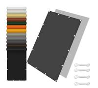 Voile Ombrage 310x380cm Ombrage, UV Protection 98%, Résistant, Ventpour Voiles Rectangulaire Bâche Plusieurs Tailles et Coloris pour Jardin, Terrasse, Balcon, Extérieur, Gris Foncé