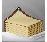 Voile Ombrage 3x3 Orange Filet d'ombrage Extérieur Parasols et Stores pour Patio Filet Anti Grele Voiture Bâche en Maille, Filet De Protection Filet D'intimité,beige-4x5m