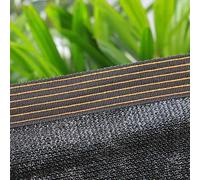 Voile Ombrage 6x4 étanche Filet d'ombrage Extérieur Toile d'ombrage Rectangulaire 4x6m Rideau pour Pergola Tente D'ombrage Tissu,black-4x4m
