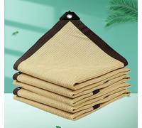 Voile Ombrage 6x4 Jaune Bâche Anti Chaleur Toile d'ombrage 3x3m Voile Ombrage avec œillets pour Tissu pour Pergola Filet Dombrage,beige-3x5m