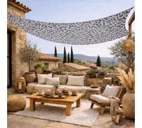 Linxor - Voile d'ombrage Camouflage, Filet rectangulaire pour terrasse, Jardin, Toile résistante UV - Plusieurs Tailles et Coloris