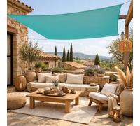 Linxor - Voile d'ombrage carré pour terrasse, Jardin, Toile imperméable et résistant UV - Plusieurs Tailles et Coloris