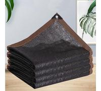 Voile Ombrage,HDPE Toile D'ombrage Pergola Serres Filet D'ombrage,Protection Rayons 60-75% UV Filet D'ombrage,pour La Couverture VéGéTale/Jardin/Voitures/Terrasse/Camping,Noir,2x6m