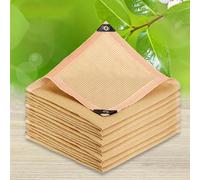 Voile Ombrage,HDPE Toile D'ombrage Pergola Serres Filet D'ombrage,Protection Rayons 80-95% UV Filet D'ombrage,pour La Couverture VéGéTale/Jardin/Voitures/Terrasse/Camping,Beige,4x5m