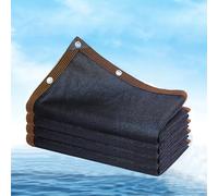 Voile Ombrage,HDPE Toile D'ombrage Pergola Serres Filet D'ombrage,Protection Rayons 80-95% UV Filet D'ombrage,pour La Couverture VéGéTale/Jardin/Voitures/Terrasse/Camping,Noir,3x3m