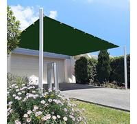 Voile Ombrage Rectangulaire 1.5 x 6 m Protection 95% UV Imperméable Rectangulaire Facile à Installer à Plier Auvent pour Être Applicable, Balcon et Pergola, Vert Foncé