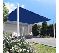 Voile Ombrage Rectangulaire 1.7 x 3 m Protection 95% UV Imperméable Rectangulaire Facile à Installer à Plier Auvent pour Être Applicable, Balcon et Pergola, Bleu Foncé