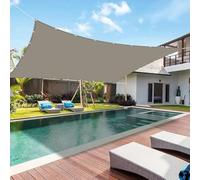 Voile Ombrage Rectangulaire 2.8 x 4 m Protection 95% UV Imperméable Rectangulaire Multi Couleur et Taille Voile Ombrage pour en Plein Air, Jardin, Terrasse, Taupe