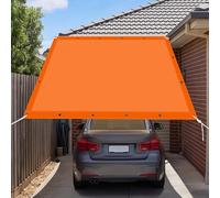 Voile Ombrage Rectangulaire 360 x 460 cm Toile PES Résistant à l'eau Voile d'ombrage Toile Rectangulaire Imperméable Protection UV pour Extérieur Terrasse Jardin Balcon, Orange